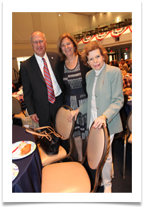 Dr. Bruce & Debbie Powell join me at the reception and screening