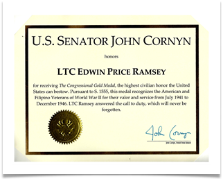 Senatorial Certificate