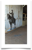 The new door to the stables The new door to the stables
