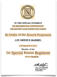 Special Forces Membership