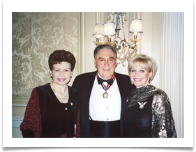 Raquel and Ed Ramsey with Elaine Rogers, President USO-Metro Washington